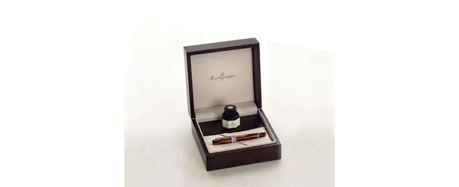 obrazek 5 Turtle Brown Pióro Wieczne Celluloid Montegrappa EXTRA 1930