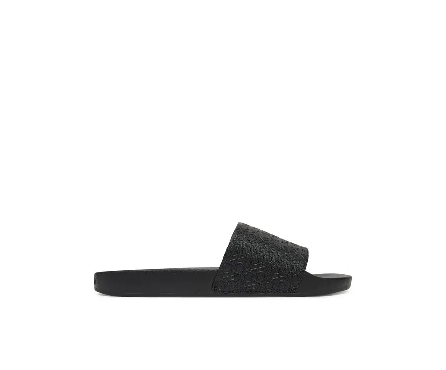obrazek 1 Calvin Klein Klapki Pool Slide Mono HM0HM01968 Czarny