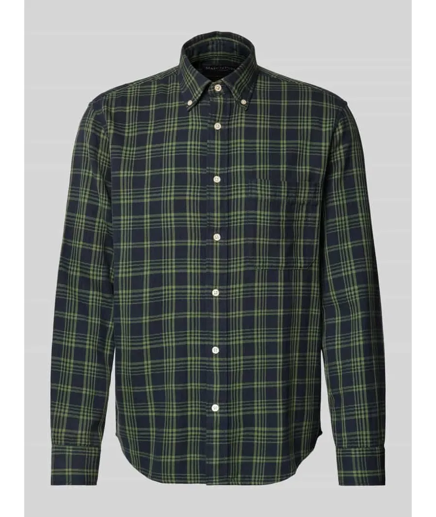 obrazek 1 Koszula flanelowa o kroju regular fit z bawełny ekologicznej
