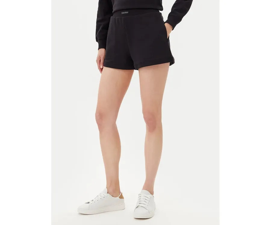 obrazek 1 Calvin Klein Jeans Szorty sportowe Placed Institutional J20J225525 Czarny Regular Fit