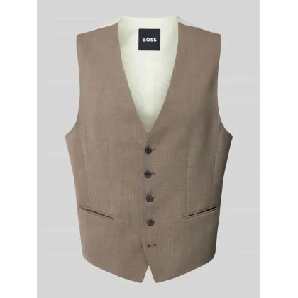 Zdjęcie Kamizelka z lamowanymi kieszeniami model ‘Jasper’