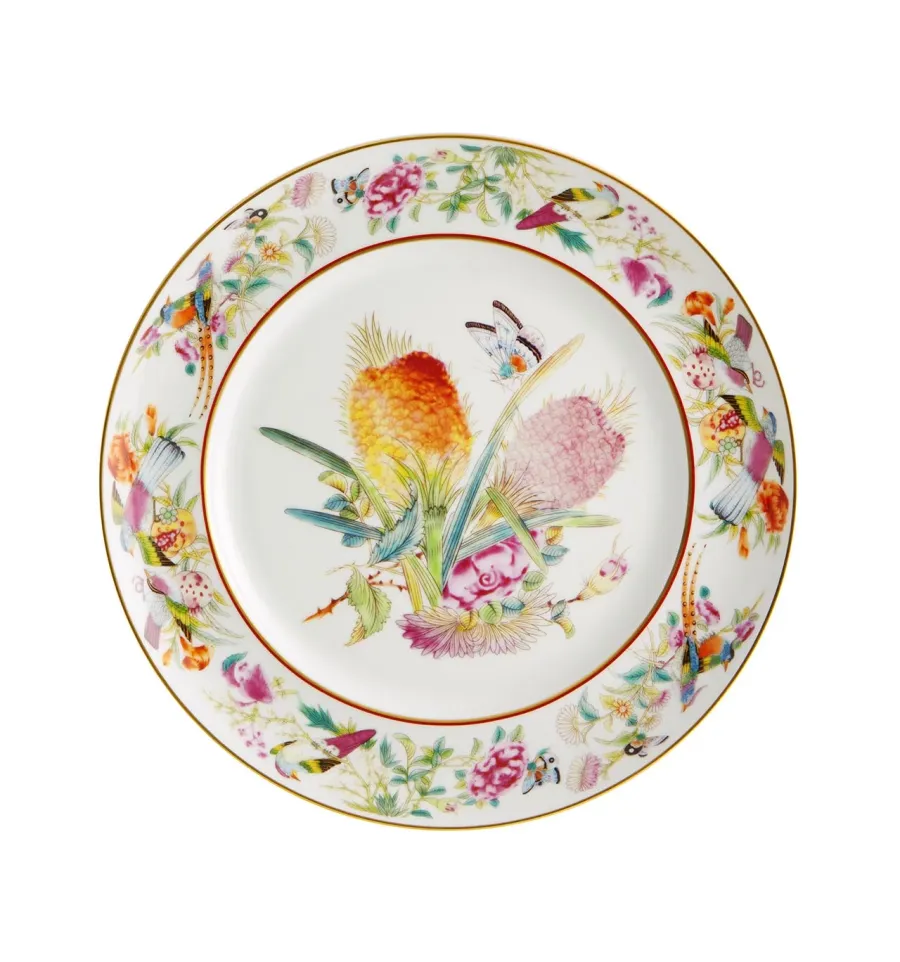 obrazek 1 Porcelanowy talerz obiadowy Ananas Paço Real z przedstawieniem ananasa - Vista Alegre