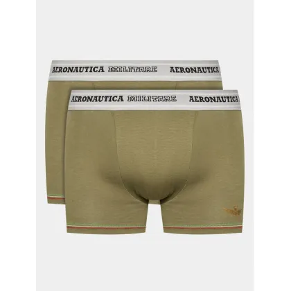 Zdjęcie Aeronautica Militare Komplet 2 par bokserek AM1UBX003 Zielony