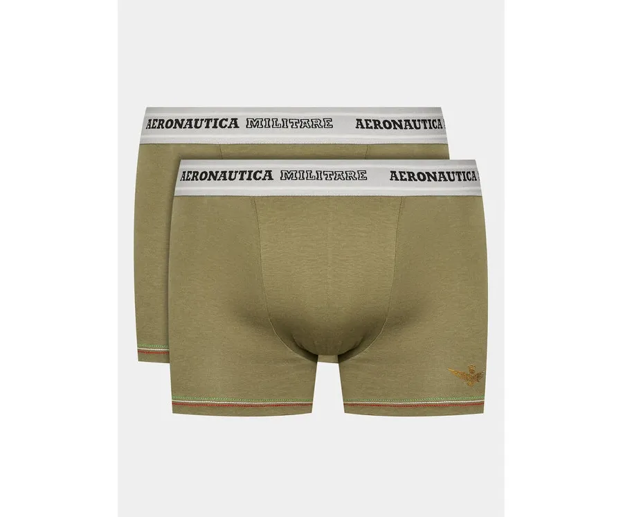 obrazek 1 Aeronautica Militare Komplet 2 par bokserek AM1UBX003 Zielony