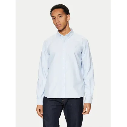 Zdjęcie AMI PARIS Koszula USH060.CO0031 Błękitny Regular Fit