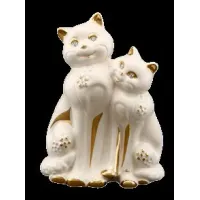 Zdjęcie Dwa przepiękne koty ceramiczne