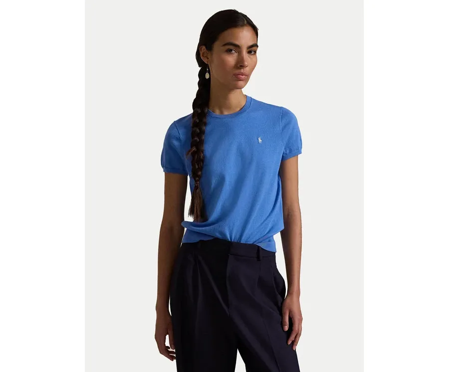 obrazek 1 Polo Ralph Lauren Sweter 211891673025 Niebieski Regular Fit