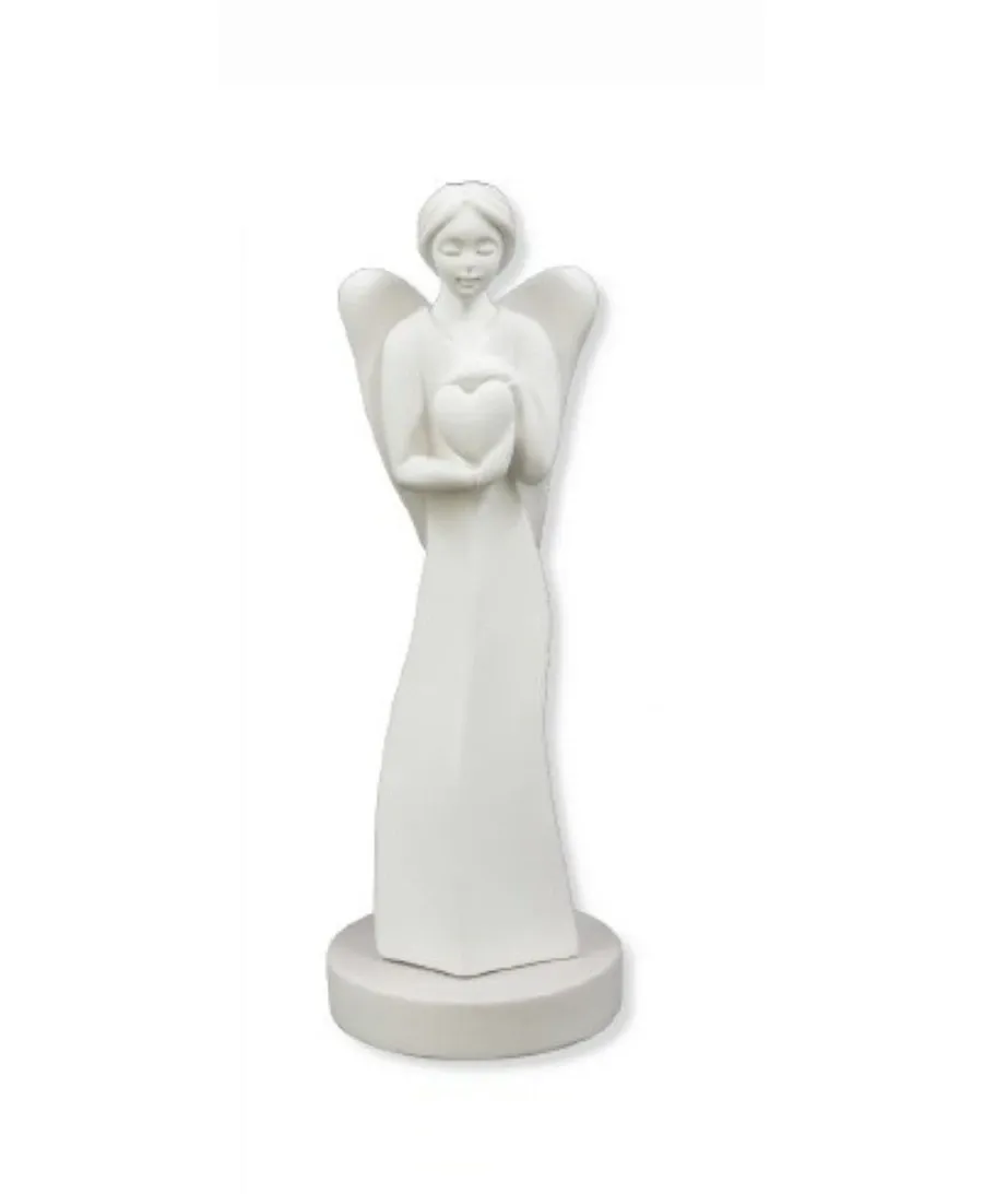 obrazek 1 Niepowtarzalna rzeźba z przedstawieniem anioła trzymającego serce