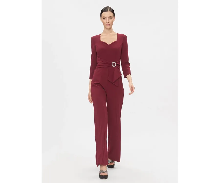 obrazek 1 Rinascimento Kombinezon CFC0116137003 Bordowy Regular Fit