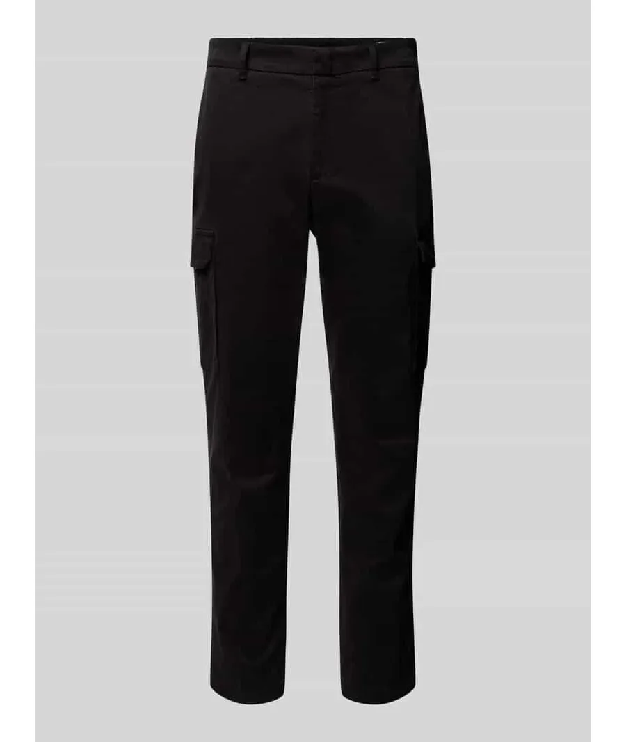 obrazek 1 Spodnie cargo o kroju tapered fit z elastycznym pasem model ‘Rhett’