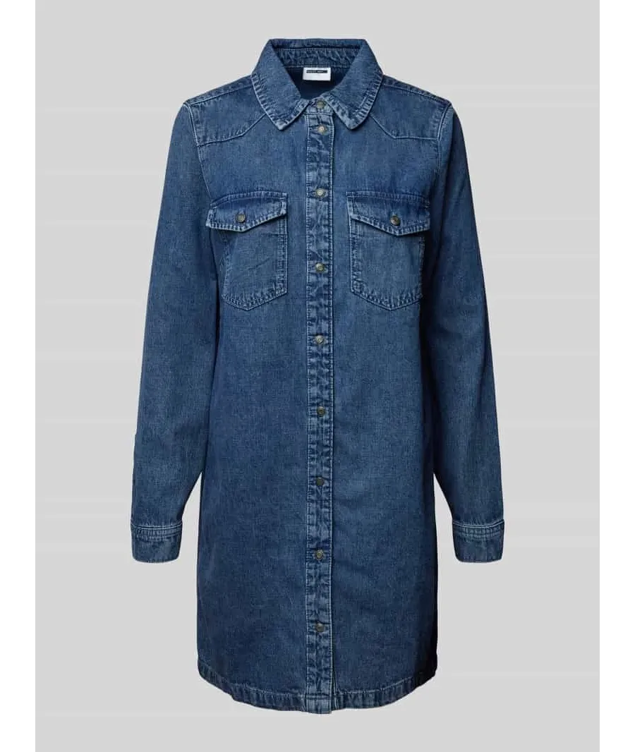 obrazek 1 Noisy May Sukienka jeansowa New Signe 27034106 Granatowy Relaxed Fit