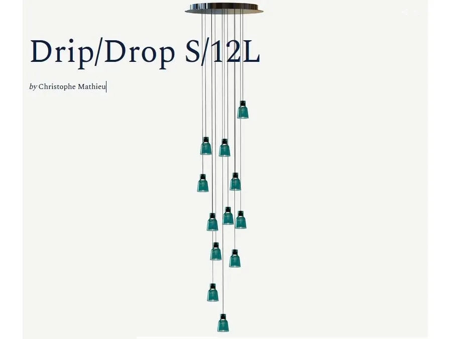 obrazek 2 Fantastyczna lampa wisząca Drip/Drop do domu