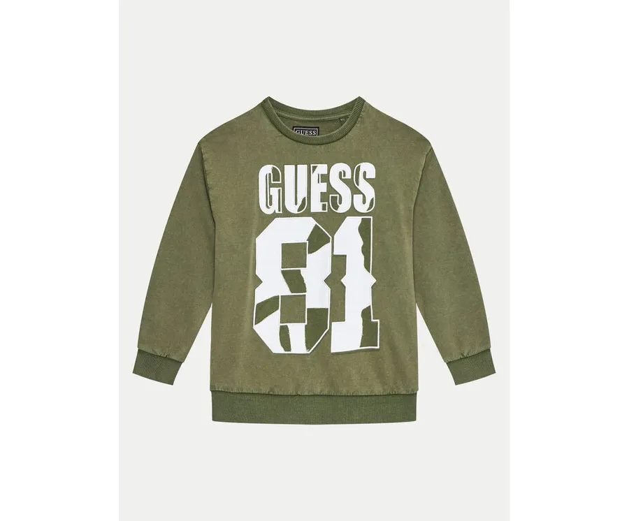 obrazek 1 Guess Bluza L4YQ08 KA6R4 Zielony Regular Fit