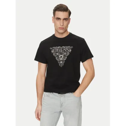 Zdjęcie Guess T-Shirt M5GI16 K8FQ4 Czarny Regular Fit