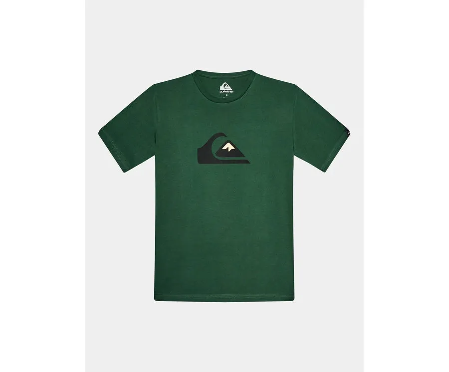 obrazek 1 Quiksilver T-Shirt Complogo Tees EQBZT04369 Zielony Regular Fit