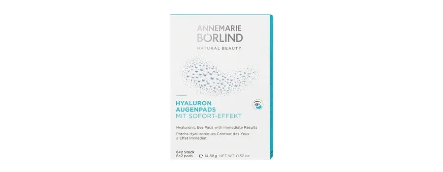 obrazek 1 ANNEMARIE BÖRLIND HYALURON AUGENPADS mit Sofort-Effekt Płatki pod oczy 6 x 2 szt.