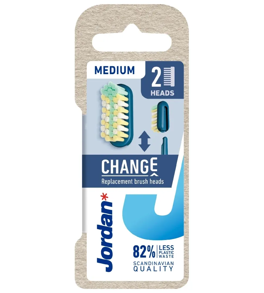 obrazek 1 Jordan Change Medium Wymienne Końcówki do Szczoteczki