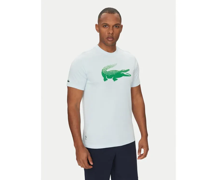 obrazek 1 Lacoste T-Shirt TH8970 Błękitny Regular Fit