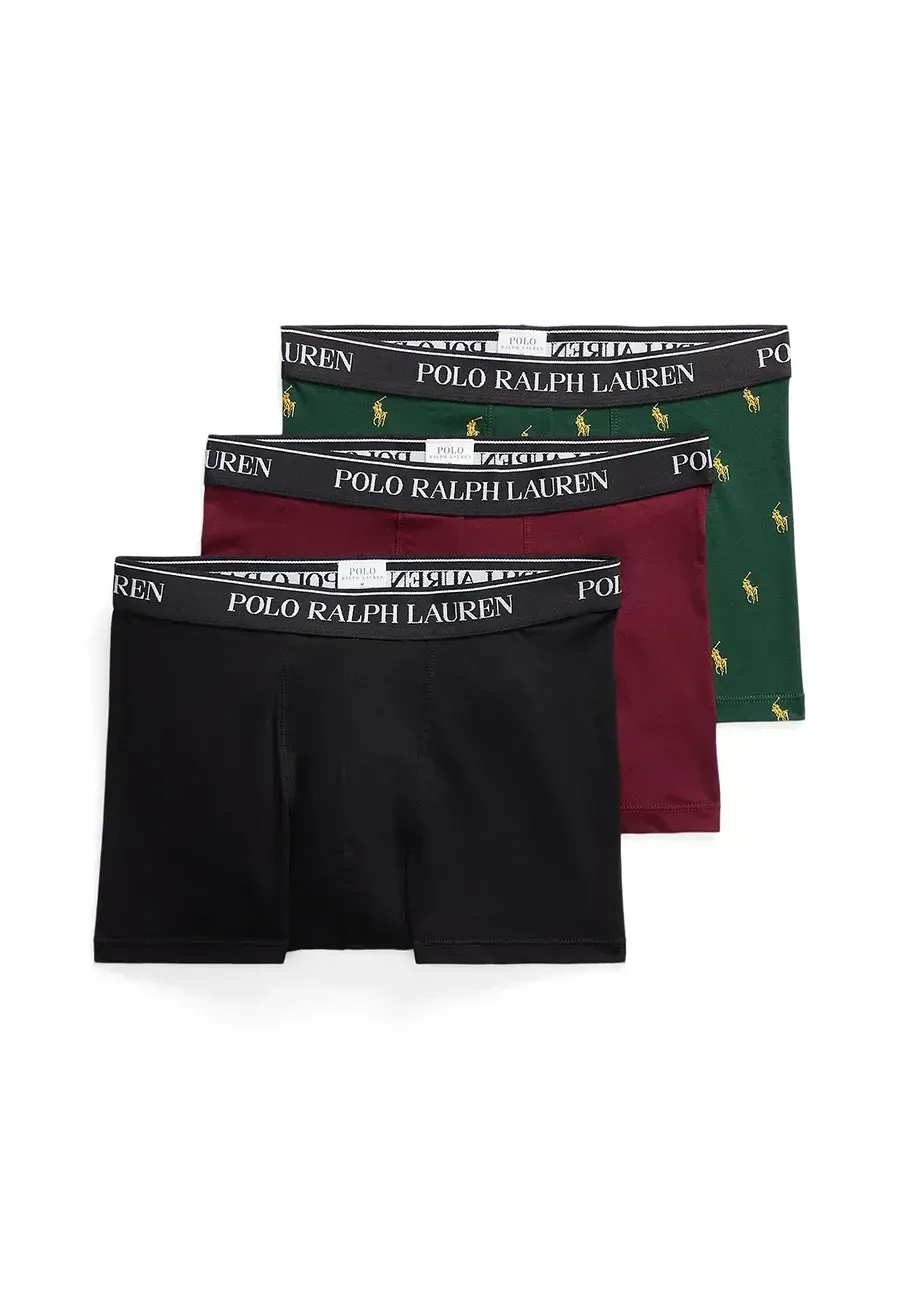 obrazek 1 Polo Ralph Lauren bokserki 3-pack męskie kolor zielony 714830299