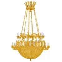 Zdjęcie Piękny żyrandol ozdobny w stylu Empire