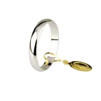 Picture Stylish classic wedding ring from an Italian manufacturer, 3.4 mm