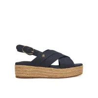 Zdjęcie Tommy Hilfiger Espadryle Denim Espadrille Platform Sandal FW0FW08669 Granatowy