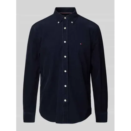Zdjęcie Koszula sztruksowa o kroju regular fit z kołnierzykiem typu button down model ‘SOLID’