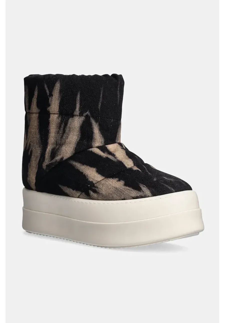 obrazek 1 Rick Owens śniegowce Mega Bumper Low Lunar męskie kolor czarny DU02D2839.DBSUPA