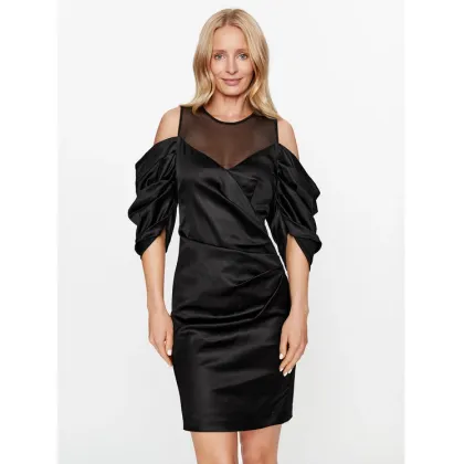 Zdjęcie KARL LAGERFELD Sukienka koktajlowa 236W1312 Czarny Slim Fit
