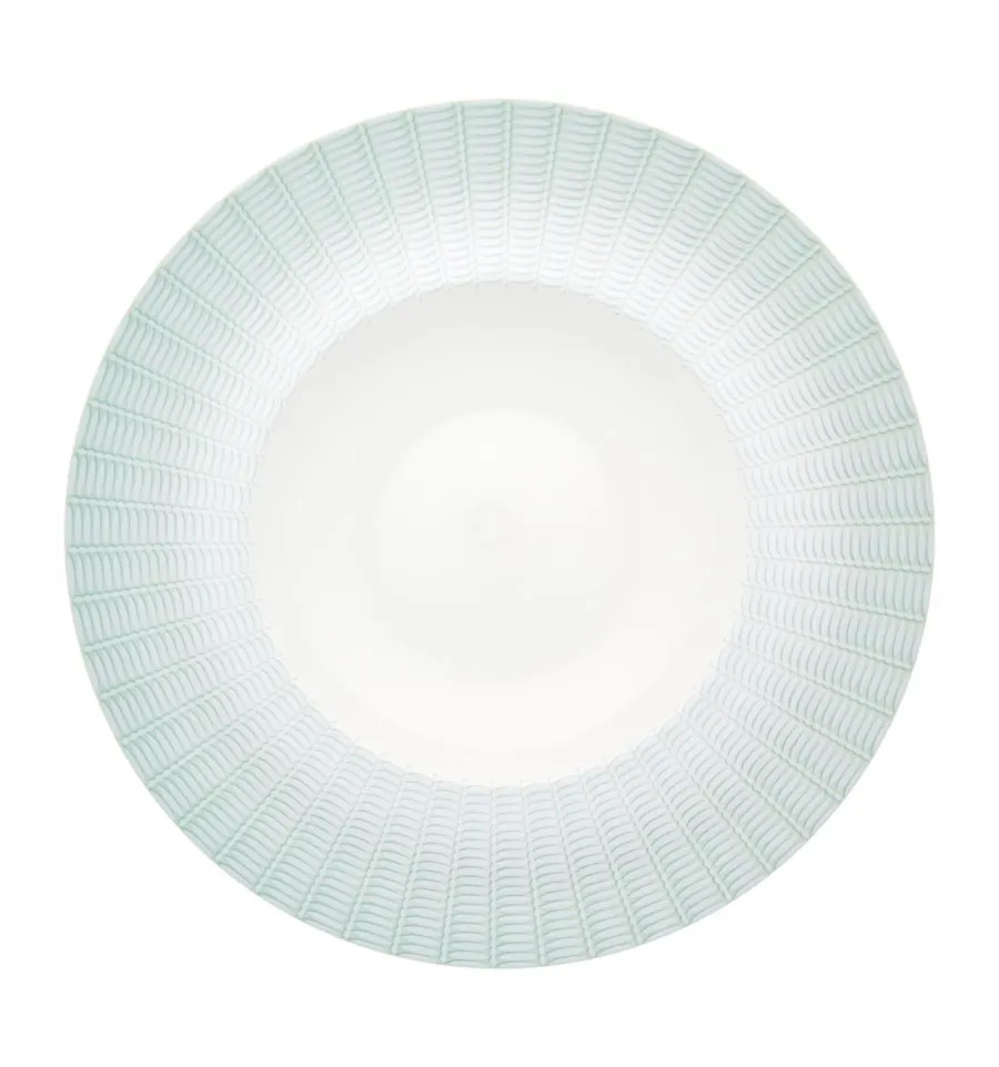 obrazek 1 Porcelanowy talerz do zupy z kolekcji Venezia ze złożonym reliefowym zdobieniem - Vista Alegre