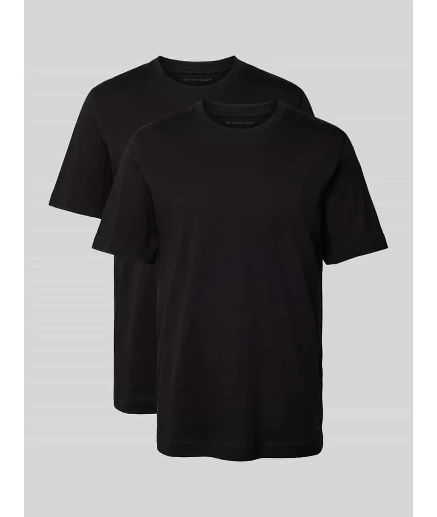 obrazek 1 T-shirt w jednolitym kolorze w zestawie 2 szt.