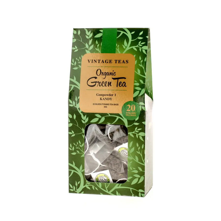 obrazek 1 Vintage Teas Organic Green Tea - 20 torebek VINTAGE TEAS