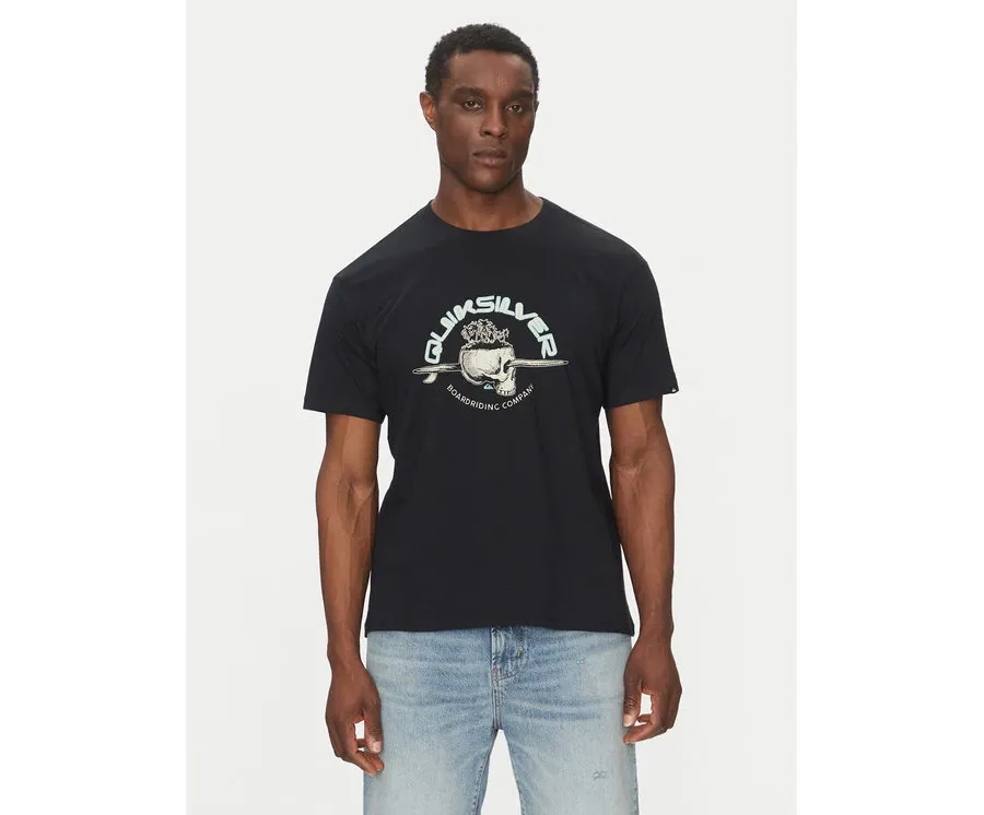 obrazek 1 Quiksilver T-Shirt EQYZT08056 Czarny Regular Fit