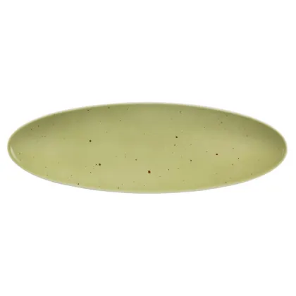 Zdjęcie Wyjątkowy owalny porcelanowy talerz 35x11 cm o nowoczesnym kształcie - Seltmann Weiden