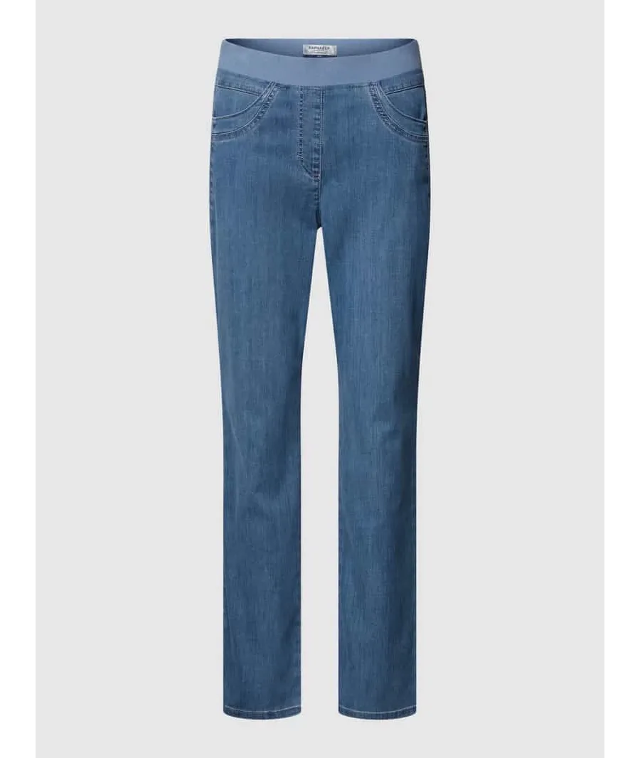 obrazek 1 Jeansy o kroju slim fit z elastycznym pasem z logo model ‘Pamina Fun’