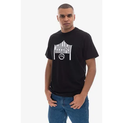Zdjęcie Maharishi t-shirt bawełniany kolor czarny z nadrukiem 9928.BLACK-BLACK