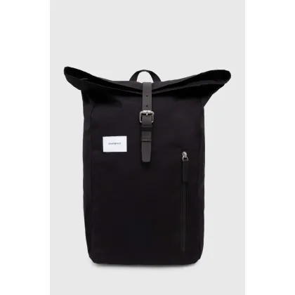 Zdjęcie Sandqvist plecak Dante kolor czarny duży gładki SQA2282