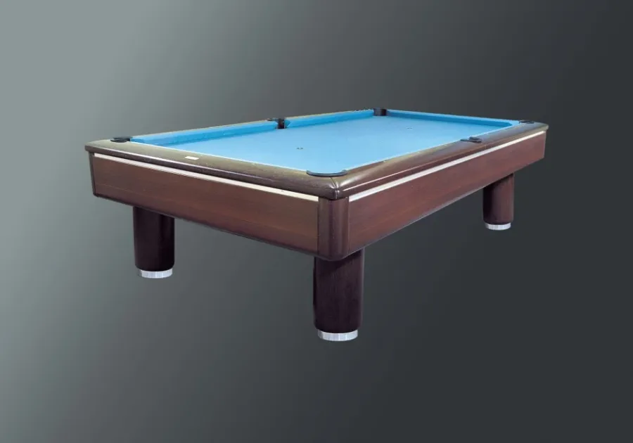 picture 1 American pool table of solid wood