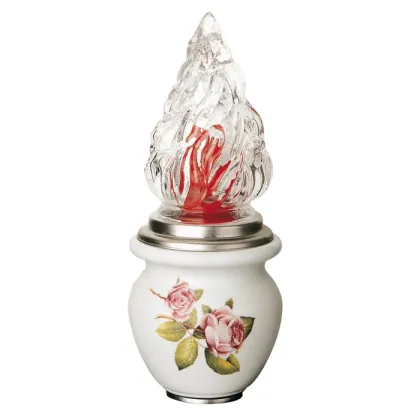 Zdjęcie Wykonana przez włoskiego producenta lampa porcelanowa na grób