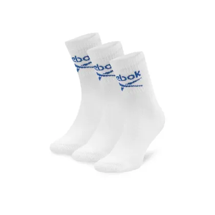 Zdjęcie Reebok Zestaw 3 par wysokich skarpet unisex R0255-SS24 (3-pack) Biały