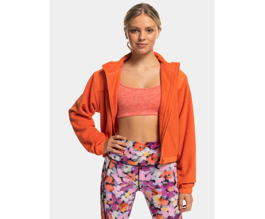 obrazek 1 Roxy Polar Wow Zip Up Jkt Plfl ERJPF03141 Pomarańczowy Regular Fit