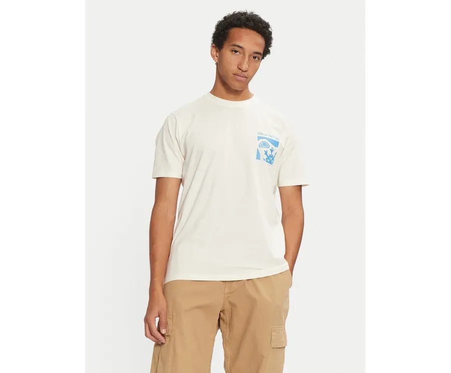 obrazek 1 Ellesse T-Shirt Skisetta Tee SHX20961 Écru Regular Fit