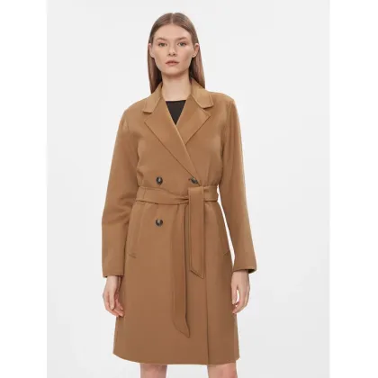 Zdjęcie Weekend Max Mara Płaszcz wełniany Flirt 2415011011 Brązowy Regular Fit
