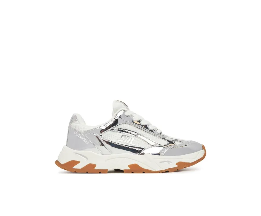 obrazek 1 Steve Madden Sneakersy Sneak Peak-E SM19000129 Srebrny