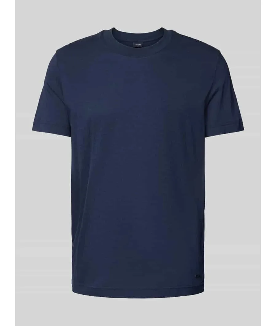 obrazek 1 T-shirt z prążkowanym, okrągłym dekoltem model ‘Carlon’