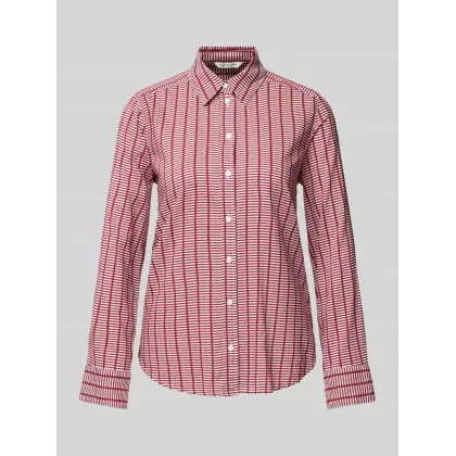 Zdjęcie Bluzka o kroju regular fit z mieszanki bawełny z rozcięciem