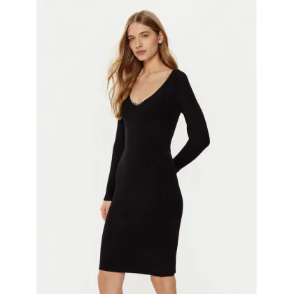 Zdjęcie Guess Sukienka dzianinowa W5RK07 Z2YJ2 Czarny Regular Fit