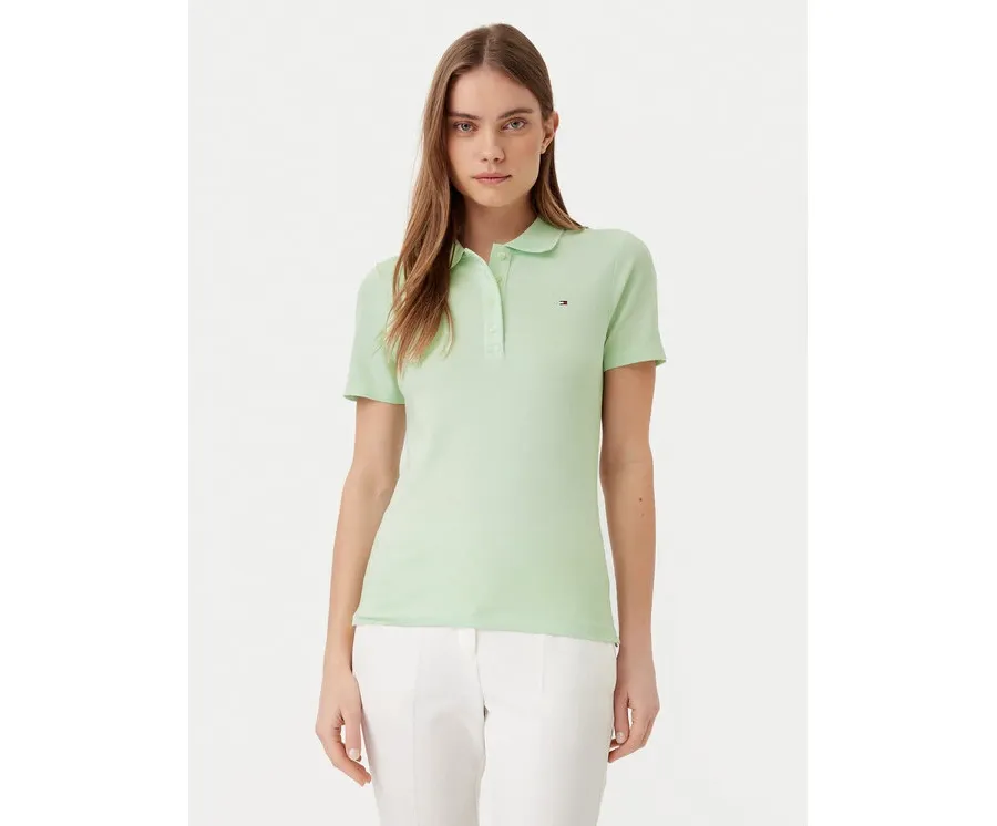 obrazek 1 Tommy Hilfiger Polo 1985 WW0WW43225 Zielony Slim Fit