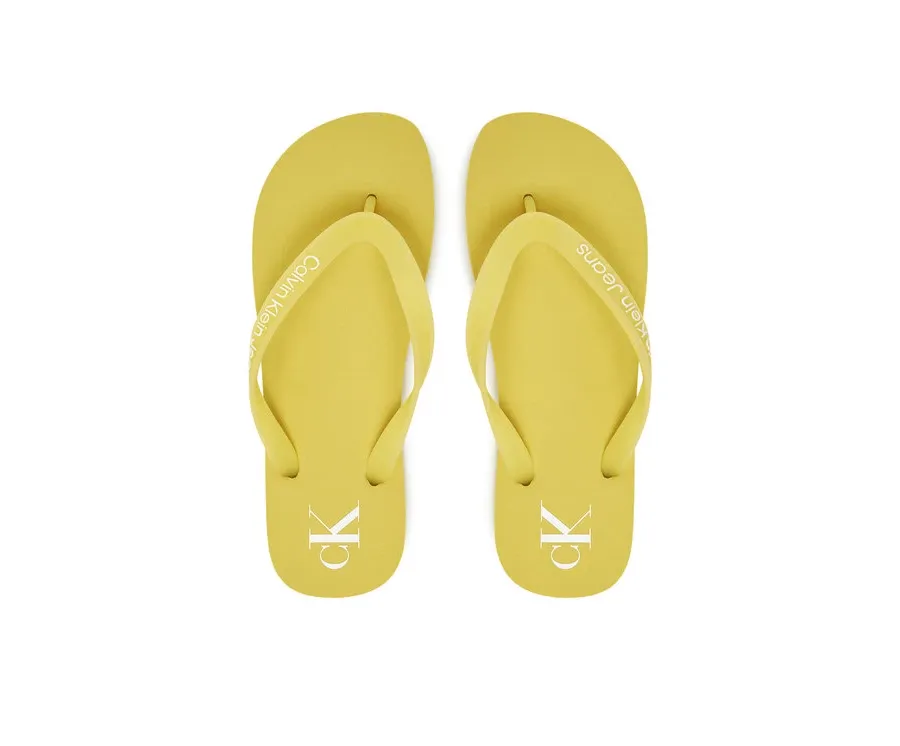 obrazek 1 Calvin Klein Jeans Japonki Beach Sandal Transparent Tpu YW0YW01829 Żółty