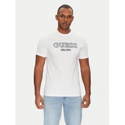 Zdjęcie Guess T-Shirt M5GI07 I3Z14 Biały Slim Fit